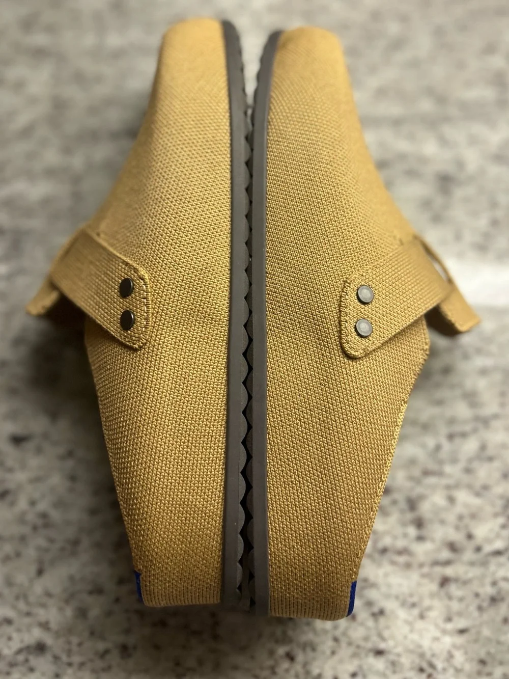 Rothy’s Men's Textile Slip-On Clog in Tan size 9, womens size 10